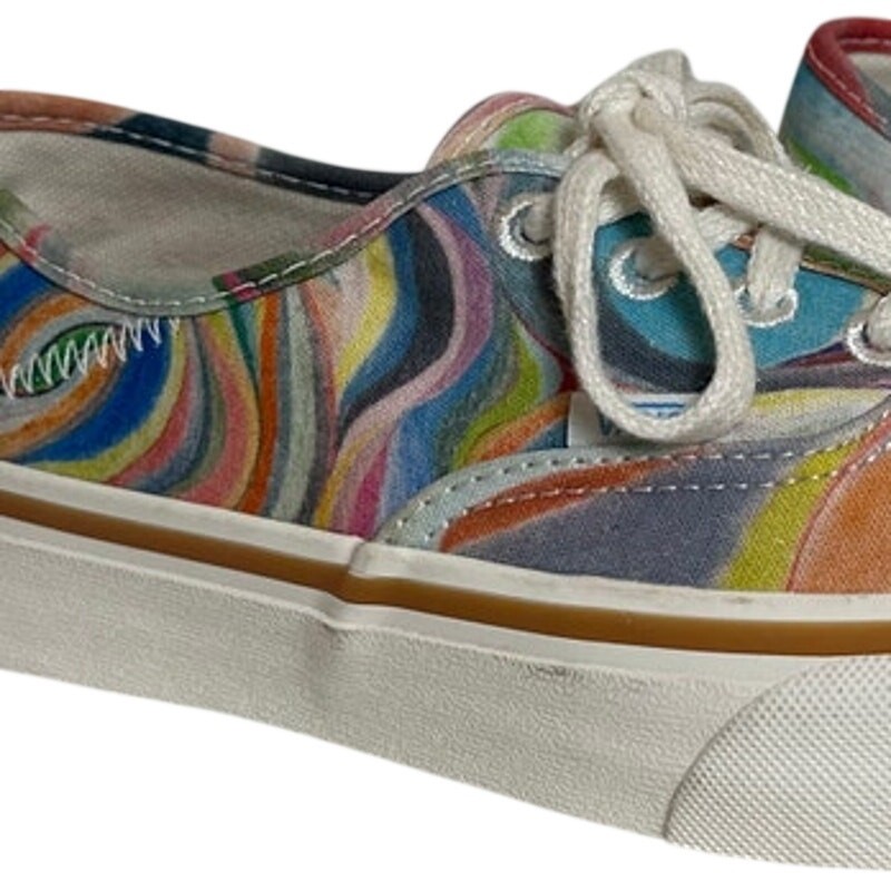 Vans X Chris Johnson Authentic SF Swirl Multi Color Tie Dye Women’s 7i image 10