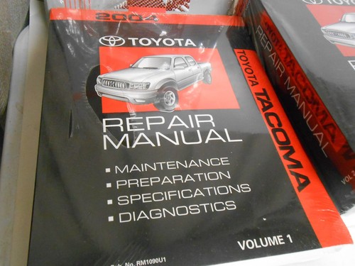2004 Toyota Tacoma Shop Service Repair Manual Set 1 2 2a & Electrical Wiring NEW - Picture 2 of 10