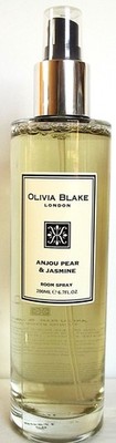 OLIVIA BLAKE London Room Spray, ANJOU PEAR JASMINE Glass Bottle 6.7 fl. oz., NEW