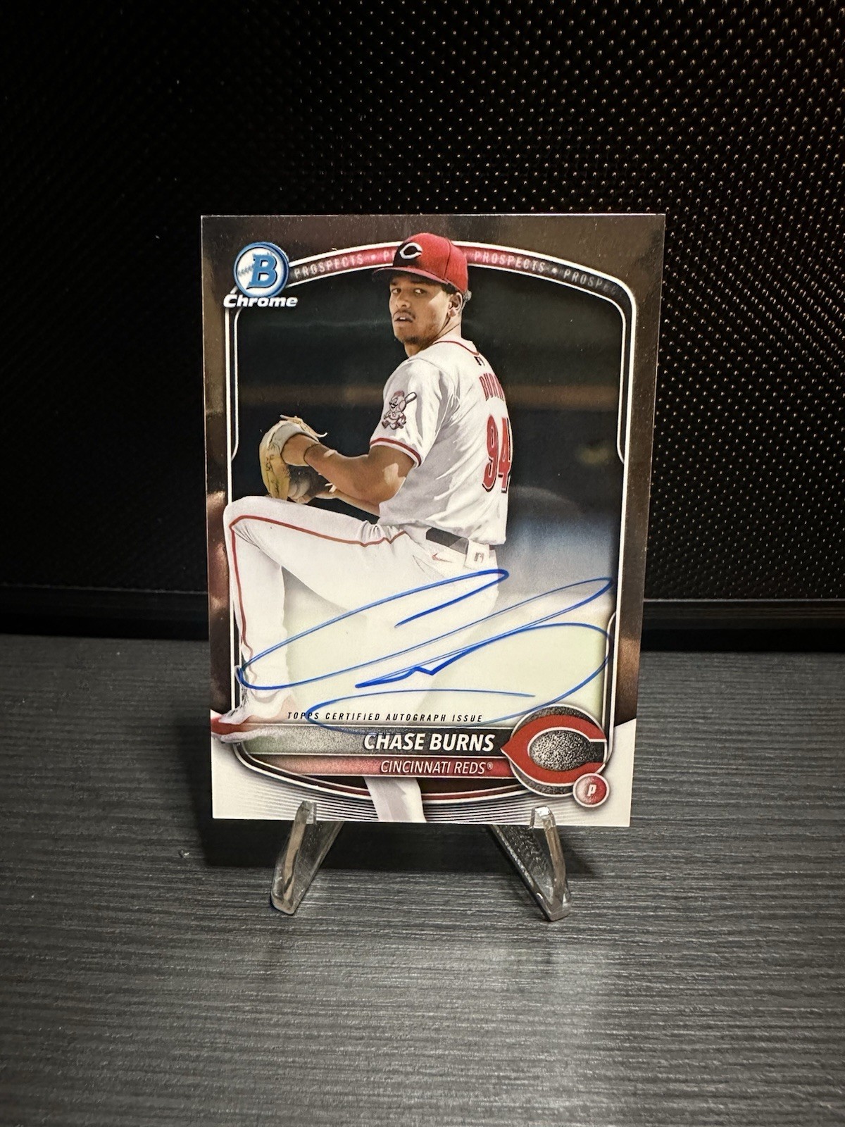 2025 Bowman - Chrome Prospect Autographs Chase Burns #CPA-CB (AU, RC)