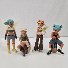 4 Pop Mart Peach Riot Rise Up Series Loose Figures Lot, Frankie, Gigi, Poppy