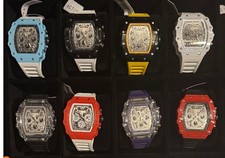 New 8 Invicta x Activa Watch Bundle Lot. You Get All 8 In An Invicta 8 Slot Case