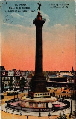 CPA PARIS 12. Jh. - La Place de la Bastille et Colonne de Julliet (76795)