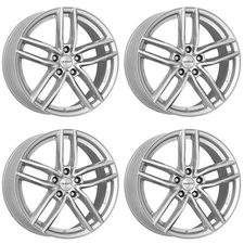 4 Dezent TR silver wheels 7.0Jx17 5x114.3 for BYD Atto Dolphin 17 Inch rims