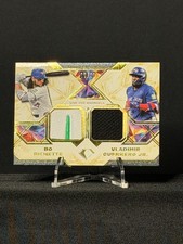 VLADIMIR GUERRERO JR BO BICHETTE 2025 Topps Diamond Icons Dual Patch 10 /10