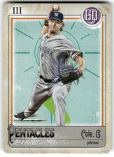 2021 Topps Gypsy Queen #TOD-4 Gerrit Cole Tarot of the Diamond