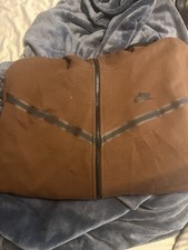 Nike Sportswear Tech Fleece Full Zip Hoodie Men LT Cacao Wow Brown CU4489-259