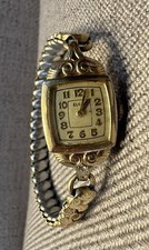 Vintage Elgin Ladies Womens Windup Wrist Watch Not Working for Repair