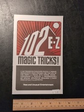 BULK WHOLESALE 24 BOOKS - 102 E-Z Magic Tricks Booklet
