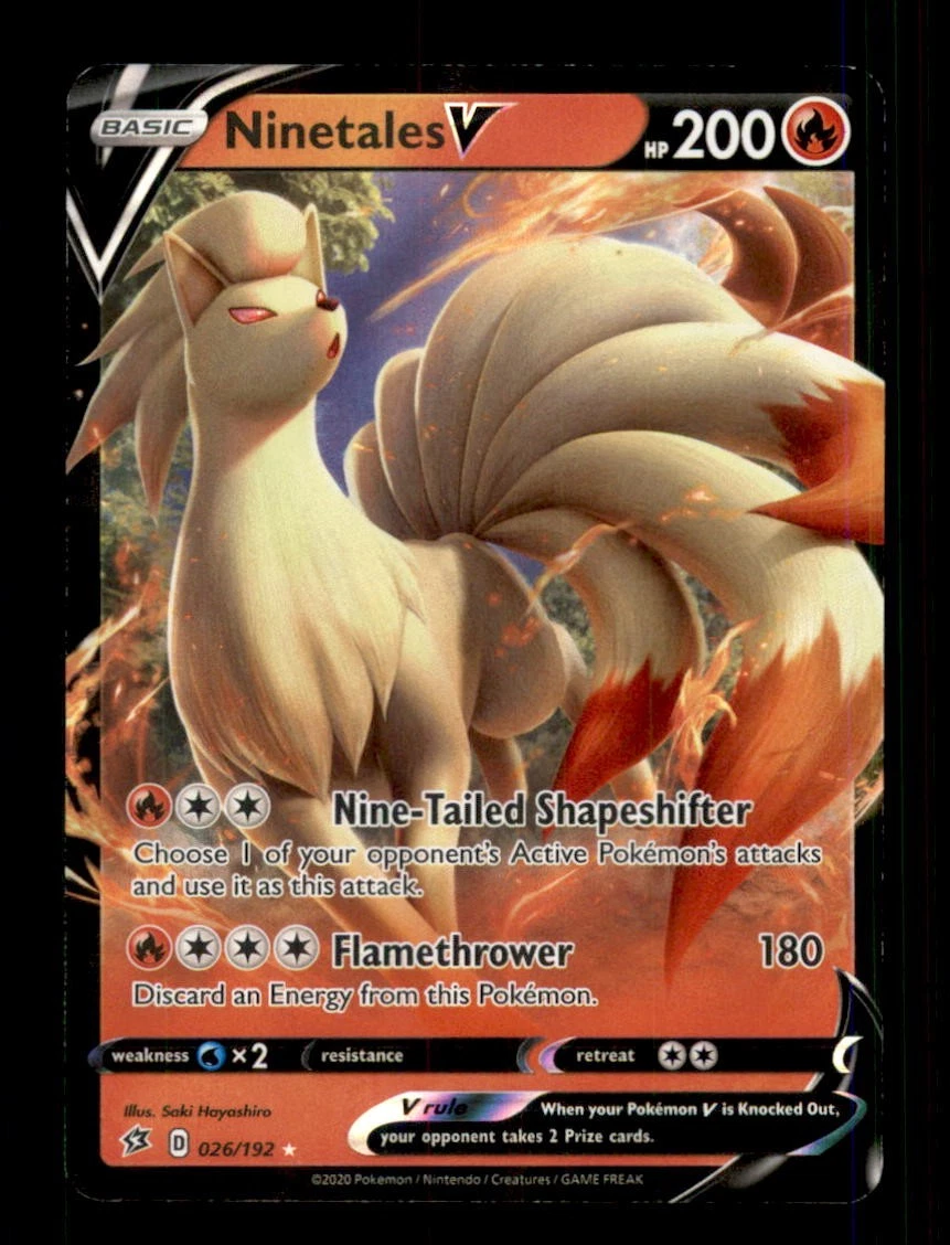 Ninetales V Pokémon TCG Cards for sale | eBay