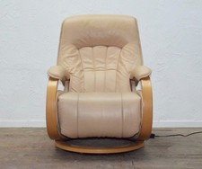 HIMOLLA CUMULY "MOSEL" MAXI (LARGE) ELECTRIC LEATHER SWIVEL RECLINING CHAIR