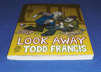Look Away : The Art of Todd Francis Skateboarding PB Book - Signed