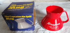 NOS Vintage Snap-on Dealer Only No Spill Coffee Mug "THE CAPTAINS NO SPILL MUG"