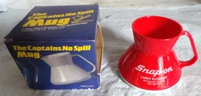 NOS Vintage Snap-on Dealer Only No Spill Coffee Mug "THE CAPTAINS NO SPILL MUG"