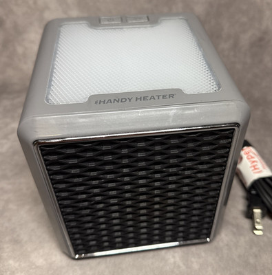 Ontel Handy Heater Pure Warmth 21008 1200W Portable Ceramic Space Heater Grey