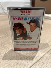 WHAM Make It Big Cassette Tape, 1984 Columbia Records George Michael 80s Pop