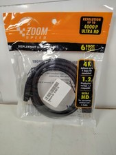4k HD DISPLAYPORT to DISPLAYPORT Cable Zoom Speed