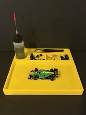 HO Slot Car Build Plate, Setup Plate,  Tjet, AFX,Tyco Mega G Plus Aurora