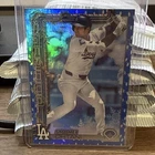 Topps 2025 Holiday Shohei Ohtani Blue Holiday Lights Dodgers #H200 Baseball Card