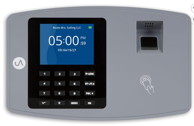 #ad JL2500 Biometric Fingerprint Time Clock System for Small Business with WiFi and $133.99