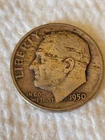 1950 P Roosevelt Dime 90% Silver Free shipping.