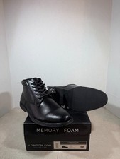 LONDON FOG COLLECTION LFM-TYLER CHUKKA BLACK CL30578M-B BRAND NEW SIZE 9 M