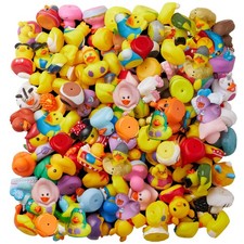 100 Pack Rubber Duck for Jeeps Ducking - 2" Bulk Floater Duck for Kids - Baby...