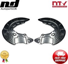2x Front L+R Brake Disc Dust Cover Plate Shield For VW Golf 7 Passat Audi A3 SET
