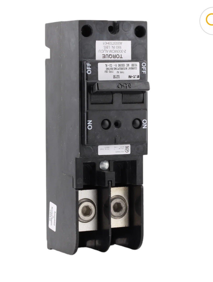 Eaton BJ2150 Circuit Breaker 120/240v Type BJ