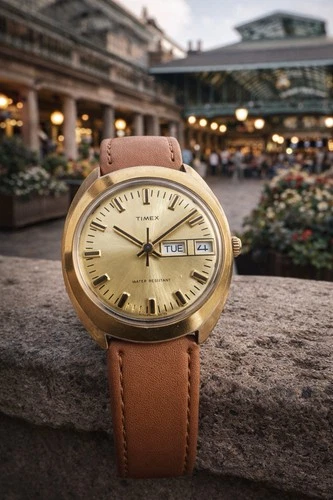 VINTAGE TIMEX MARLIN MECHANICAL WATCH MADE IN GREAT BRITAIN 1976