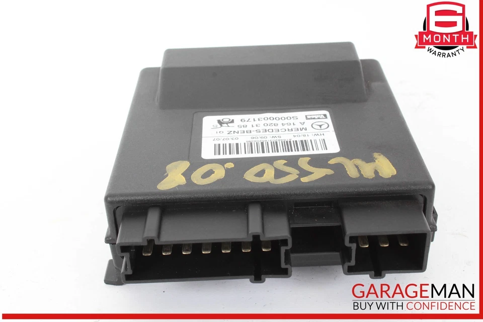06-09 Módulo de control de puerta trasera puerta levadiza tapa maletero Mercedes W164 ML550 GL450 FABRICANTE DE EQUIPOS ORIGINALES Foto 2 de 4