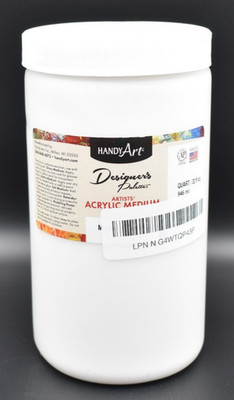 Handy Art Designer's Palette Acrylic Medium Modeling Paste / 1 quart/32 fl oz
