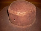 Vintage Handmade Cowboy Hat Vintage Leather Western Cap Size SMALL. — photo 3