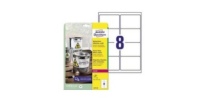 AVERY Zweckform Folienetikett 99,1 x 67,6 mm (B x H) weiß 160 Etik./Pack.