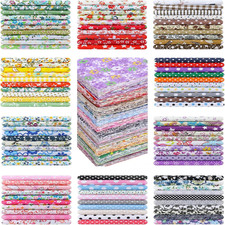 500 Pcs 4 x 4 Inch Cotton Fabric Squares Precut Quilting Quilt Squares Printe...