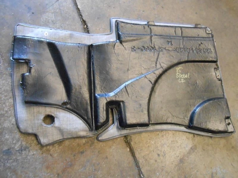 1984 1985 MERCEDES 500SEL LEFT FRONT FLOOR CARPET RUG MAT GRAY Foto 2 de 2