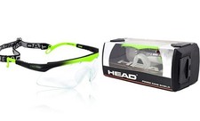 HEAD Racquetball Goggles - Powerzone Shield Anti Fog  Scratch Resistant