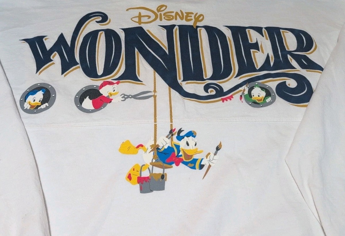 Disney Cruise Line Spirit Jersey Disney Wonder RARE Donald Duck