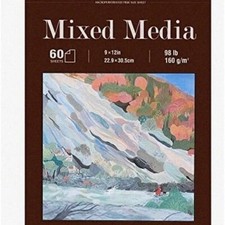 Artistic Fusion Sketchbook, 9x12 inches, 60 sheets