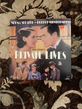 Private Lives Laserdisc LD Rare Very Good Condition Great Film