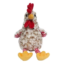 8" Holiday Time Funky Chicken Christmas Plush - New
