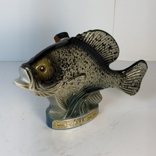 Vintage 1979 Jim Beam Crappie Fish Decanter R...