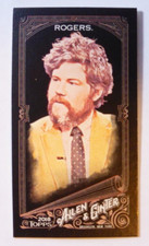 2018 TOPPS ALLEN GINTER X MINI BLACK ~ AUSTIN ROGERS #161