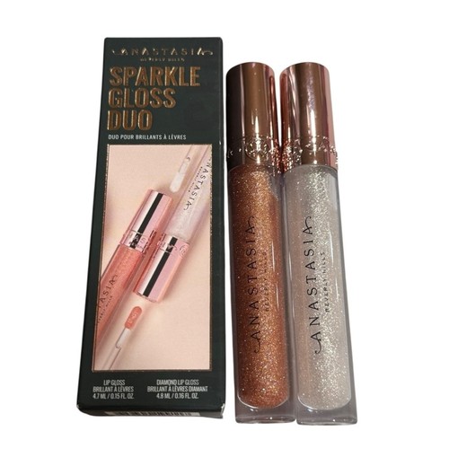 Anastasia Beverly Hills Sparkle Gloss Duo – Amber Sparkle & Honey Diamond NEW - Picture 1 of 4