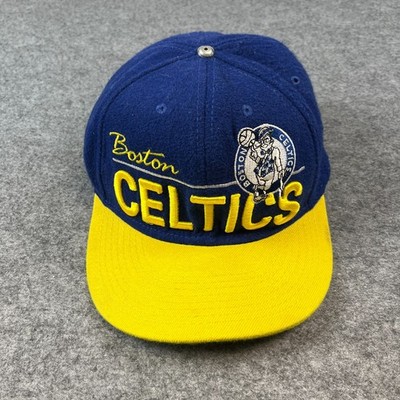 Boston Celtics Mütze Cap Snapback Unisex blau gelb NBA Basketball Maskottchen Logo