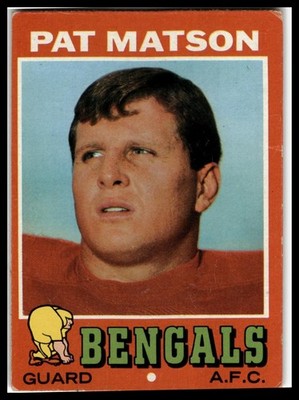 1971 Topps #72 Pat Matson