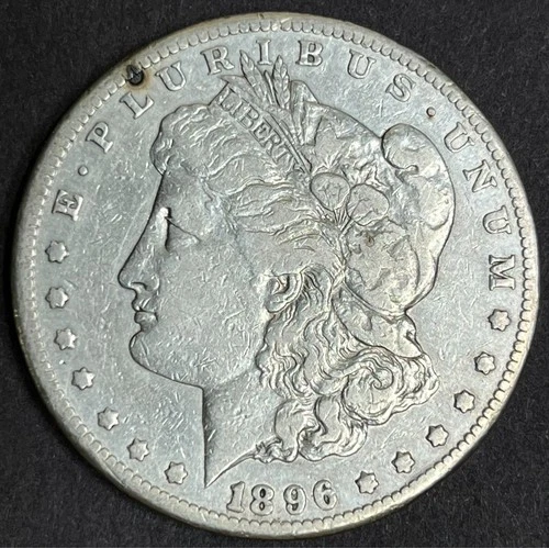 1896-S Morgan Silver Dollar VF+ Key Date