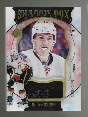 2016 SPx Shadow Box Rookies Red Material /149 Matthew Tkachuk #67 Rookie RC 0fy