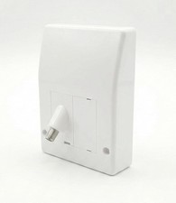 Internal Wall Socket Compatible with Virgin Media - 45° Angled Coaxial Outlet 
