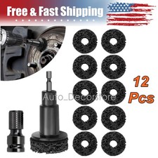 12-in-1 Wheel Stud Hub Cleaner Kit - Brake Disc Rust Removal Polishing Tool